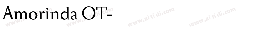 Amorinda OT字体转换